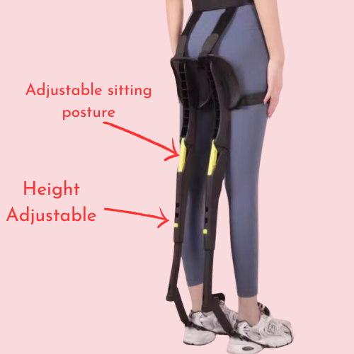ErgoSeat™ Exoskeleton Wearable Folding Chair