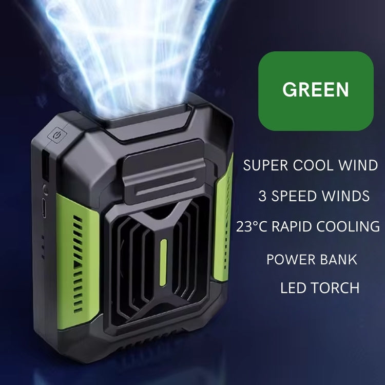 WaistWind Pro™ Portable Waist Mini Fan with Power bank
