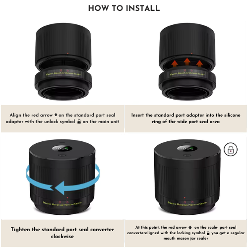 SealMaster™ Electric Mason Jar Sealer