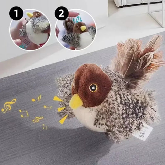 FlutterFlick™  Electric sparrow cat toy